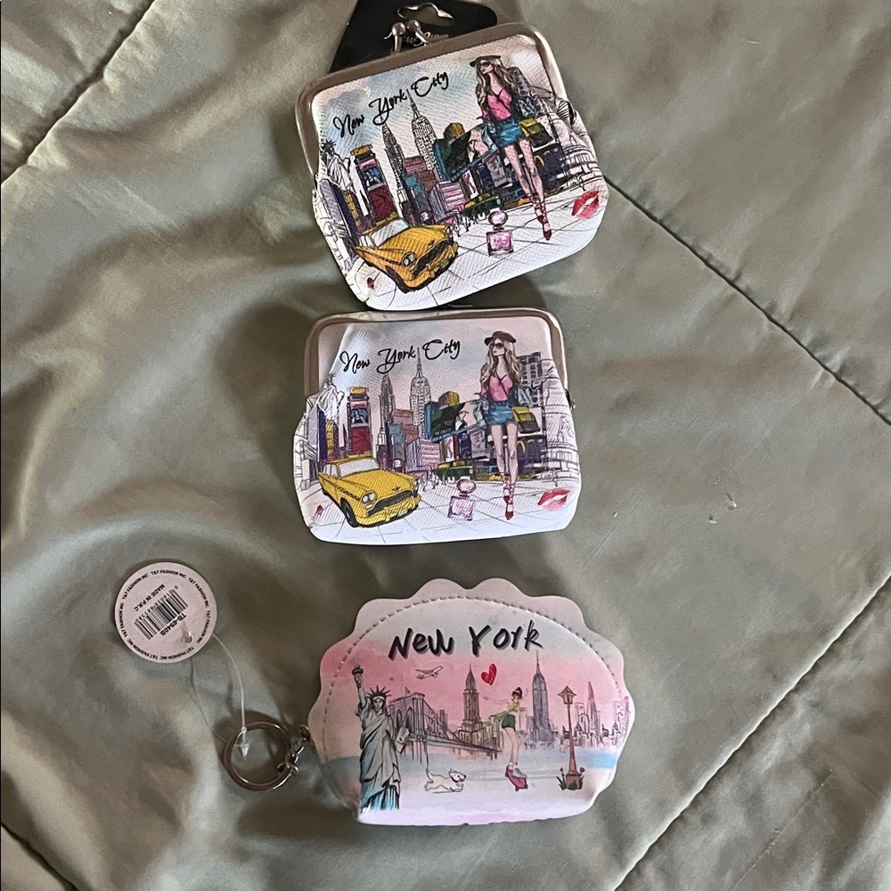 New York City Themed Coin Purses
